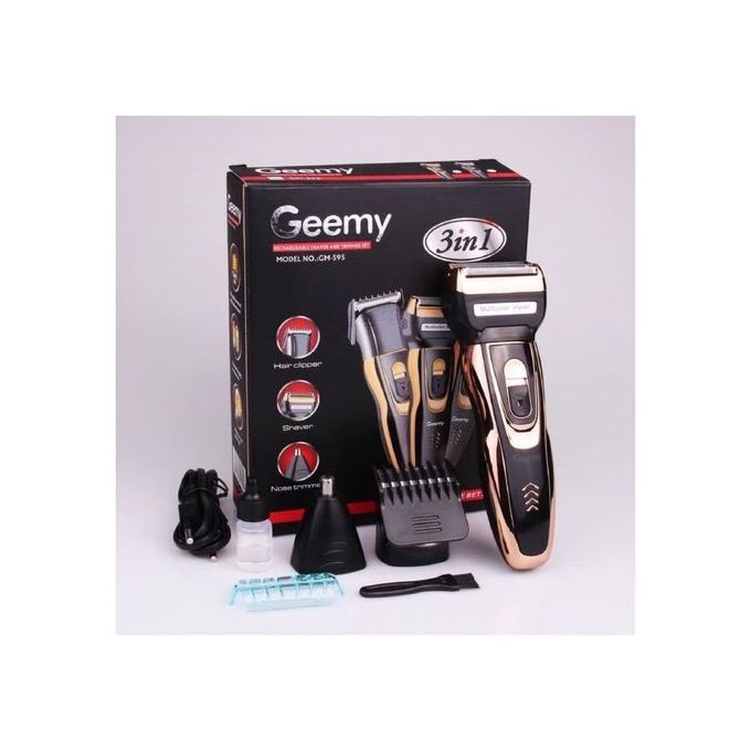 Geemy Electric Hair Barbering Machine Plus Free 3in1 Smoother