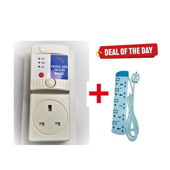 Fk Fridge Guard -white+Free 5 -way Extension Cable