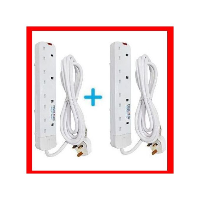 [LIMITED TIME OFFER] Power King Double 4 Way Power Extension Cable