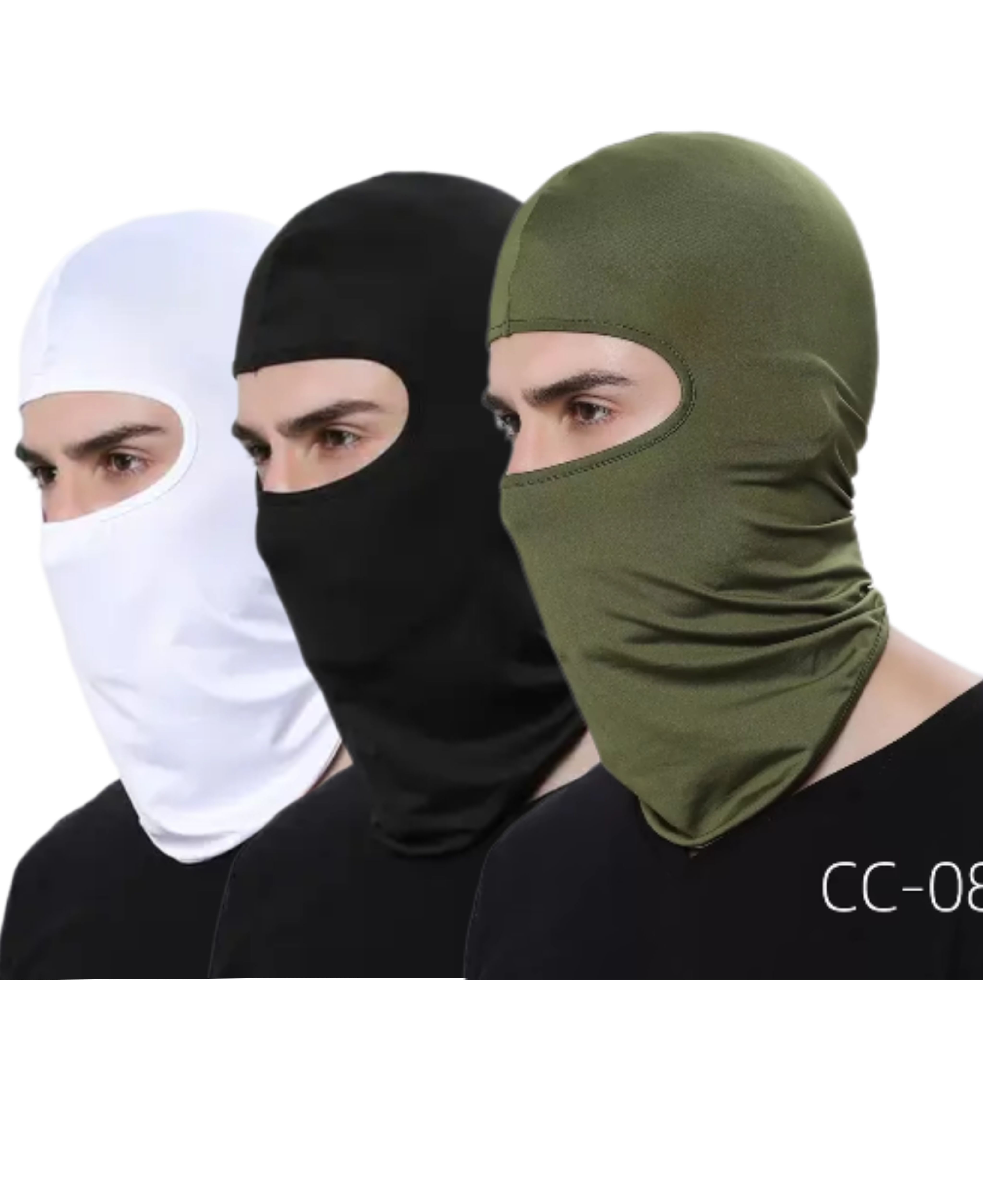[LIMITED TIME OFFER] 3 Pcs Light Balaclava Full Cover Face Mask Cycling Motorcycle Neck Scarf