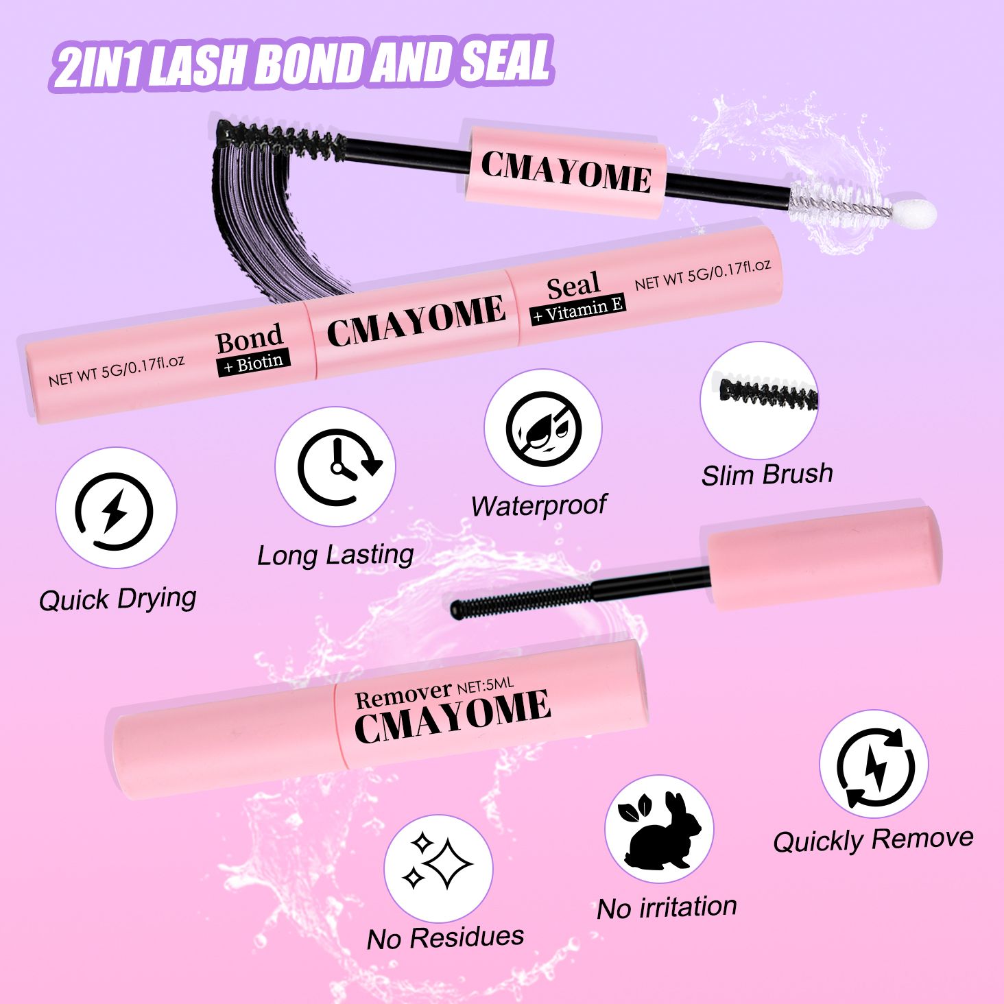 DIY Segmented false eyelash set, large capacity dense single cluster of false eyelashes（30D/40D/50D/60D/80D/100D）