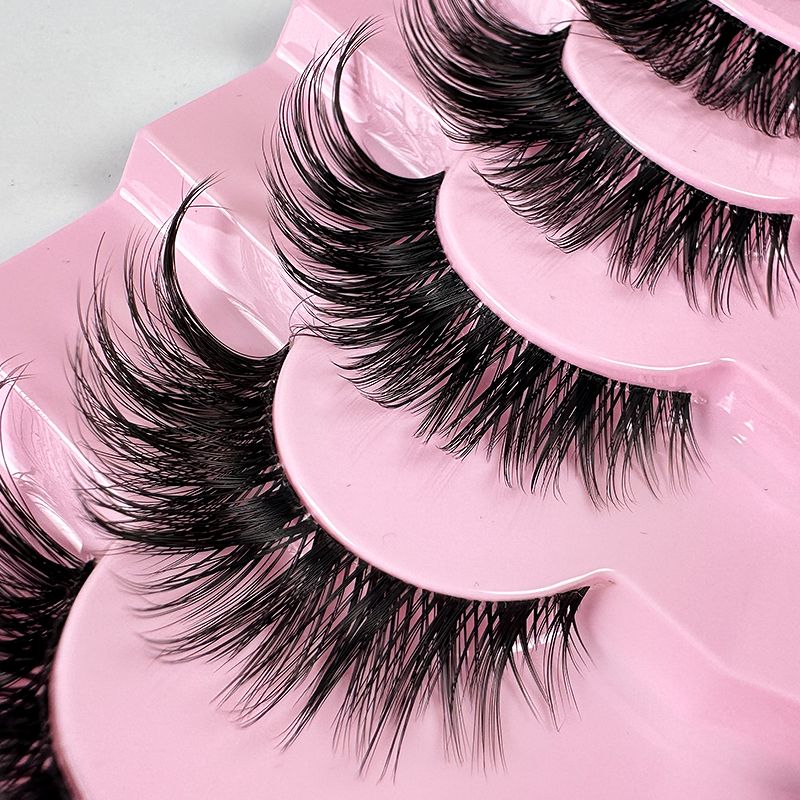 7pairs False Eye Lashes Natural thick false eyelashes, long eyelashes simulation