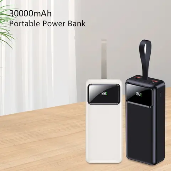 30000mAh fast charging powerbank 22.5W high quality large capacity portable powerbank with universal charging ports high quality power bank