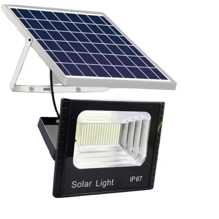 100W Solar Floodlight Dusk to dawn solar security light solar street floodlight outdoor waterproof security solar light