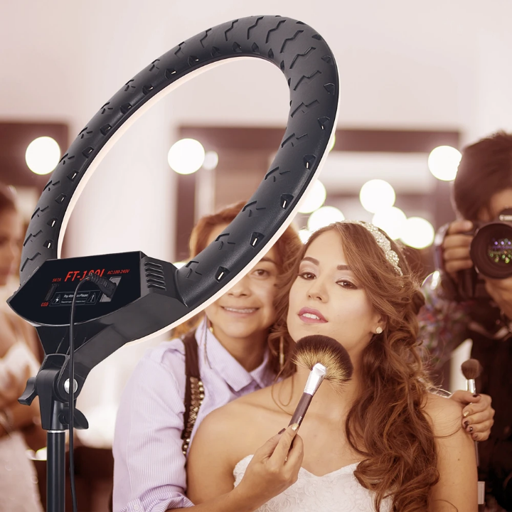 14 inch ring light big size 14 inch ring light with tripod stand,phone holder, remote 14 inch super bright 18 inches Ring Light for live streaming,salon&studio