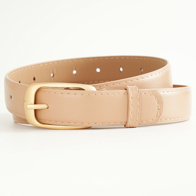 105cm New belt, women's belt, niche design, needle buckle belt decoration, suit jeans, simple and versatile, black belt, trendy