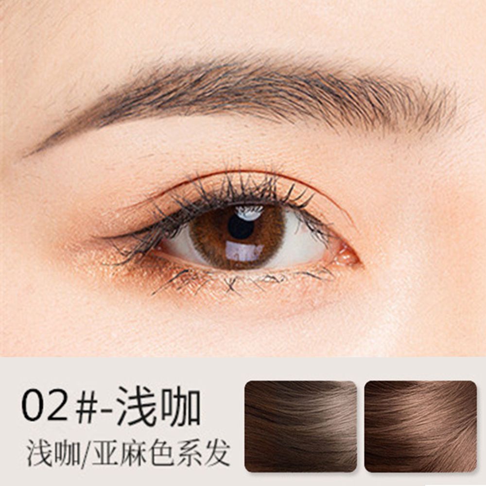 Eyebrow Pen Wild Eyebrow Waterproof Root Clear 3D Double Head Triangle Fine Head Eyebrow Pen Makeup