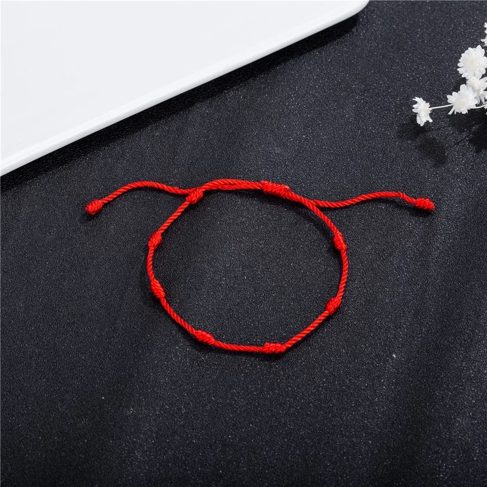 Popular 7 Knot Lucky Bracelet Simple Personality Hand-woven Adjustable Couple Friendship Bracelet, couple gifts