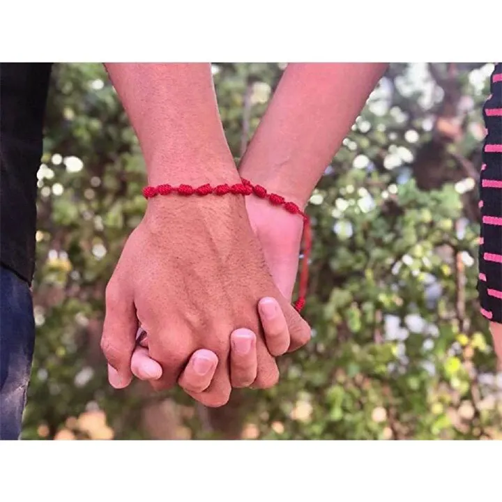 Popular 7 Knot Lucky Bracelet Simple Personality Hand-woven Adjustable Couple Friendship Bracelet, couple gifts