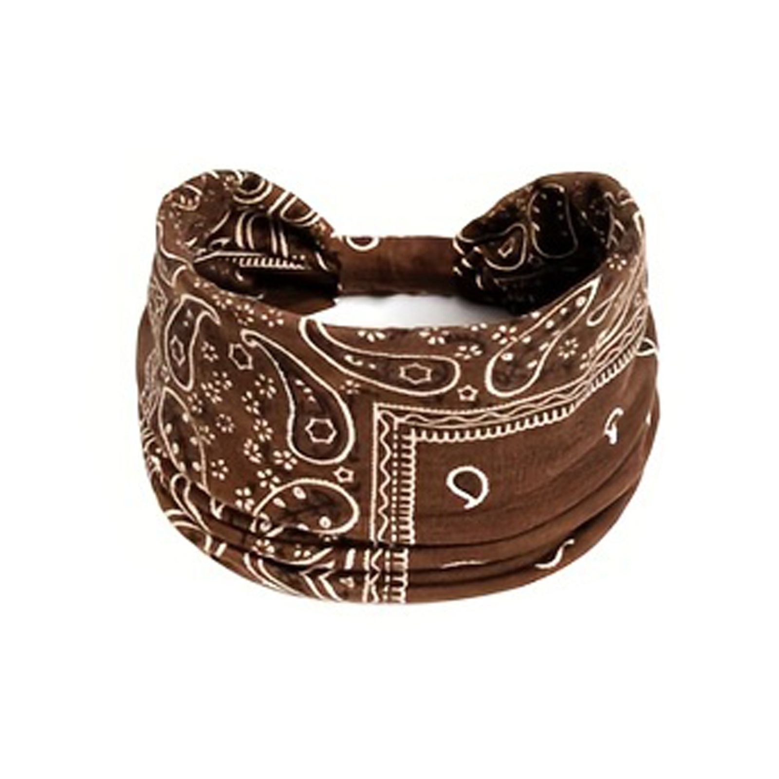 Cashew headscarf, headband, hair accessory, bohemian stretch cross sport