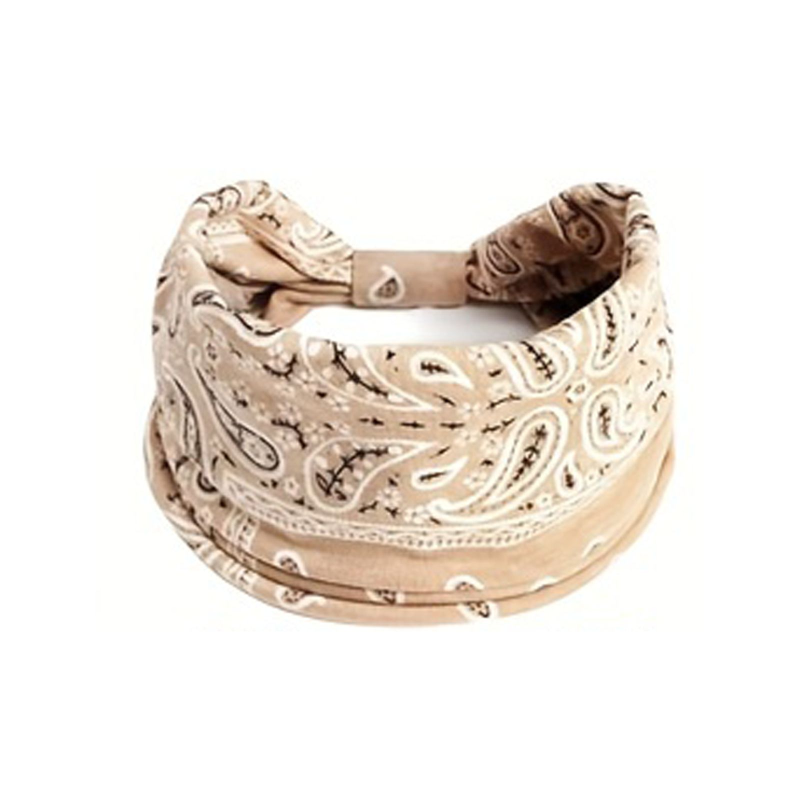 Cashew headscarf, headband, hair accessory, bohemian stretch cross sport