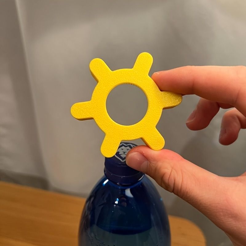 Hot Selling Creative Bottle Cap Opener Rotating Cola Opener Tool for Home and Kitchen