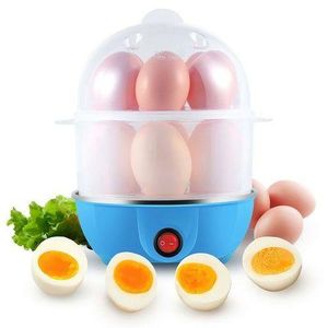Double Layer Electric Egg Boiler Automatic Off 14 Egg Poacher