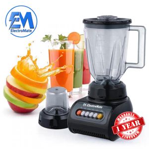Em Blender 2 In 1 Grinding Machine With Durable Motor 1.5L, Black BD02