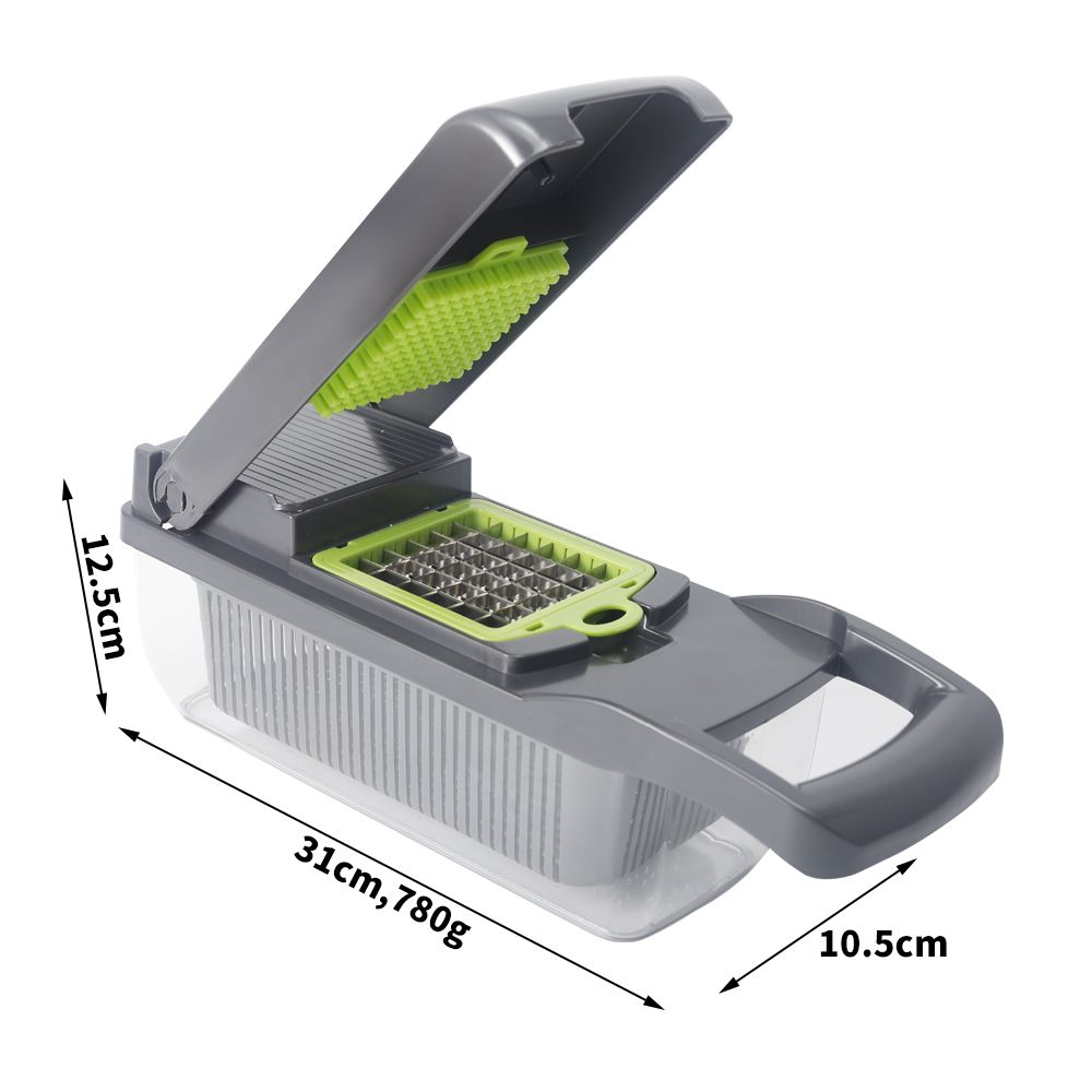 Multifunctional Manual 16 in 1 Vegetable Chopper Slicer Handheld Onion Mandoline Kitchen Dicer Chopper Vegetable Cutter