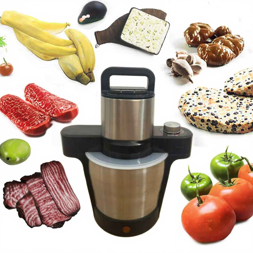 Synix Fully Automatic Ugali Cooker Swallow Maker Pounding Machine Cooker. Portable Electric Kitchen Swallow Maker Variable Speed Meat Grinding Food Cooking Blender for Household Hotel Use Push