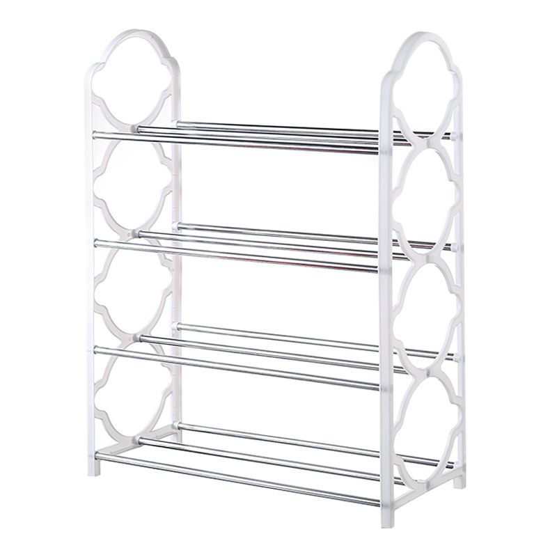 Simple Shoe Rack 5 Layers Metal Shoe Shelf Footwear Amazing Shoerack Living Room Furniture Space Saving 5-Tier Shoes Organizer Stand Holder