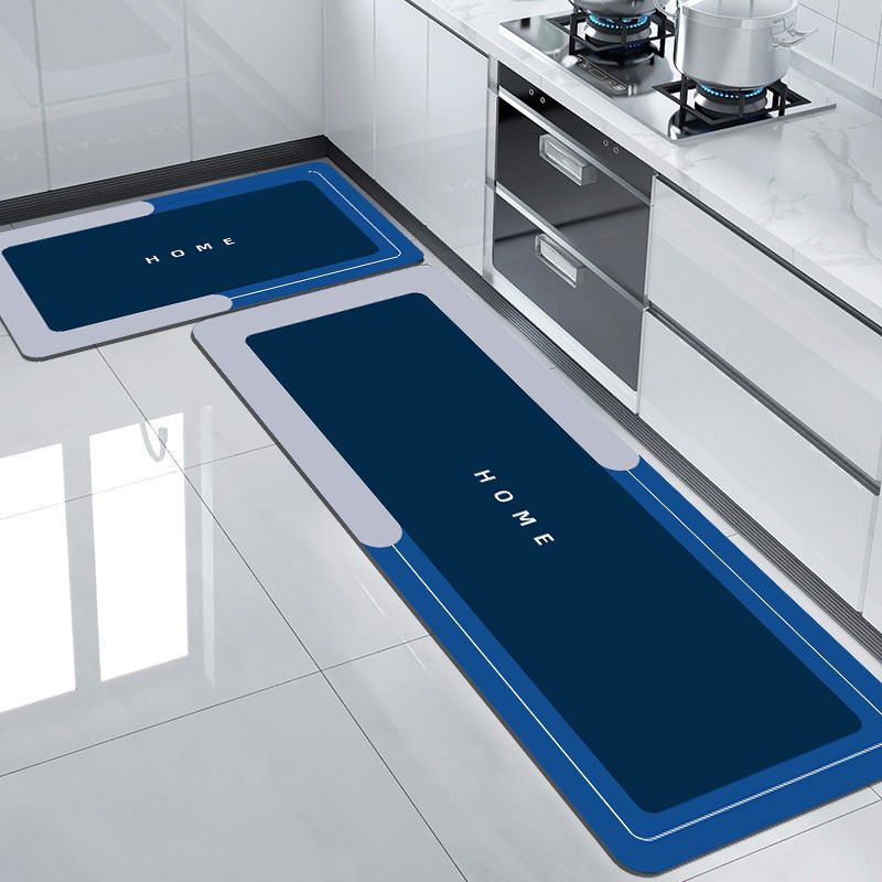 2pcs Spice Print Kitchen Rugs Soft Comfortable Mat Waterproof Non-Slip Floor Mat Runner Rug Absorbent Machine Washable Carpet Kitchen Hallway