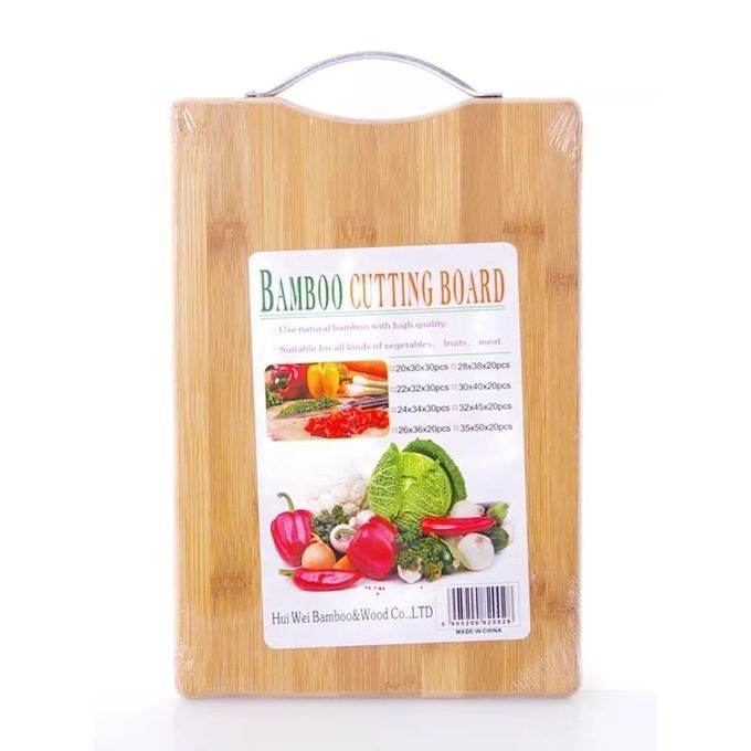 KITCHEN and dining Quality Wooden Bamboo Chopping Board, Double sided thickened solid Bamboo board with size 38cm *28cm