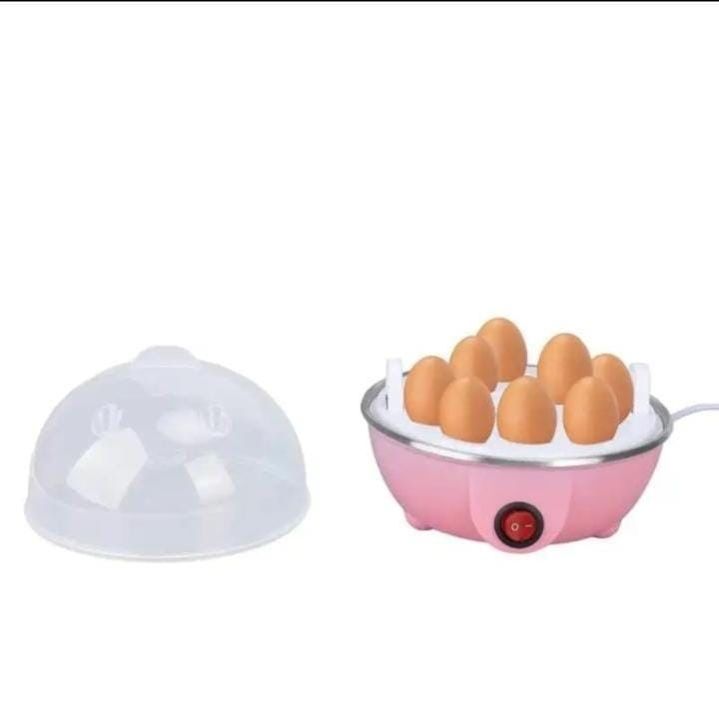 Egg Boiler/Steamer- Single 7 Eggs Capacity kitchen appliancesStainless steel flat heating plate, easy to wash high build quality and easy and fast operation Safe automatic power turn-off and over-temp