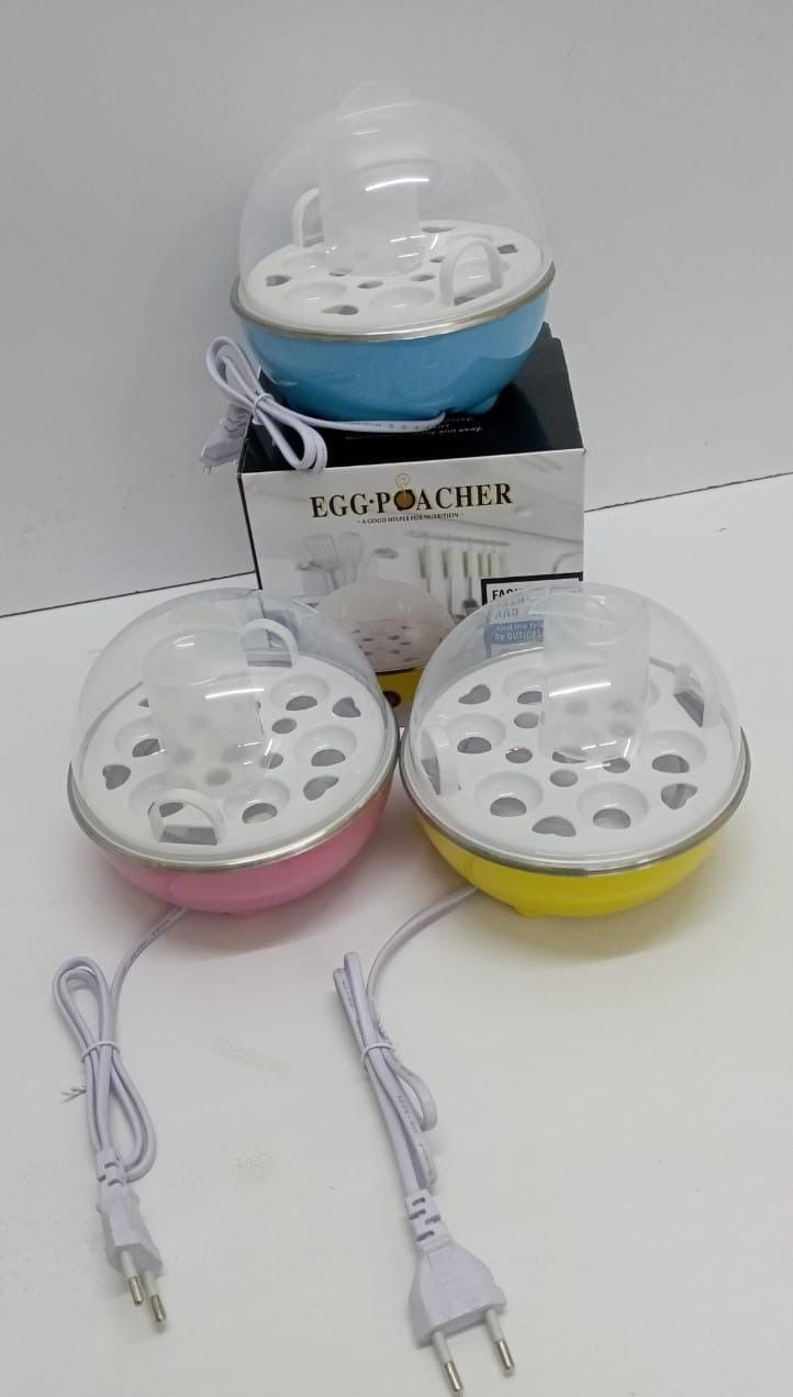 Egg Boiler/Steamer- Single 7 Eggs Capacity kitchen appliancesStainless steel flat heating plate, easy to wash high build quality and easy and fast operation Safe automatic power turn-off and over-temp