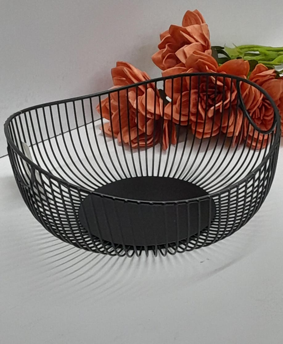 OVAL SHAPED FRUIT BASKET ,BOWL FOR KITCHEN COUNTER, FRUIT HOLDER STAND STORAGE BASKETS FOR COUNTERTOP, HOME DECOR, TABLE CENTREPIECES, VEGETABLE BOWLS FOR FRUITS, VEGGIES,
