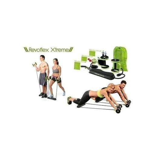 Revoflex Xtreme Home Total Body Fitness Gym Abs Trainer Resistance With User Manual; Revoflex Xtreme Xtreme Home Total Body Fitness Abs Trainer Roller.