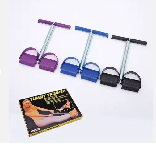 AB Wheel Double Wheel Abs Roller + Tummy Trimmer + FREE Knee Mat for tummy exercise and abs generation