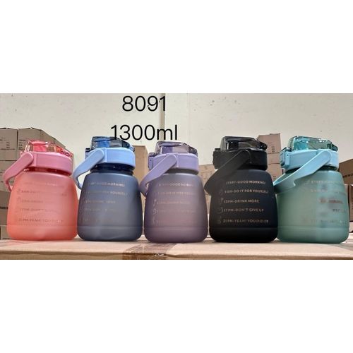 Water bottle cute motivating water bottle travel water bottle; Decorative with pot shaped figure; so stylish and modern while carrying