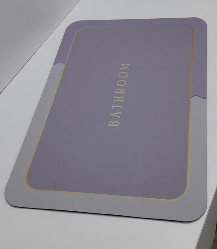 Bathroom Anti-Slip Mat Rubber Underside Quick Drying Mat; High Quality Stylish and Luxurious High density Ant- slip rubber bathroom mat Exclusive and Enticing .Desiring To Serve experience.