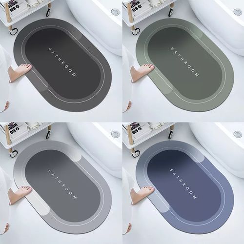 Bathroom Anti-Slip Mat Rubber Underside Quick Drying Mat; High Quality Stylish and Luxurious High density Ant- slip rubber bathroom mat Exclusive and Enticing .Desiring To Serve experience.
