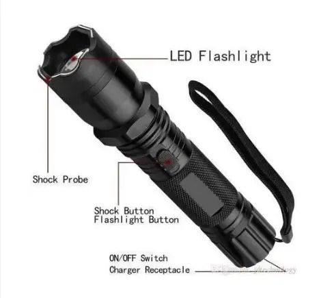 Torch rechargable self defence torch with Big  electric shock,electric shock torch rechargable very bright and portable in handbags and pocket,torch electric shock torch portable and rechargable