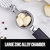 Kitchen Premium Garlic Press Set - Rust Proof & Dishwasher Safe Professional Garlic Mincer Tool - Easy-Squeeze, Easy-Clean with Soft cleaning materials.