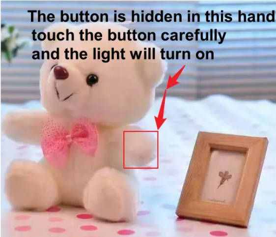 Fast delivery within 1-5 days boy Dolls Lovely Soft LED Colorful Glowing Teddy Bear Stuffed Plush Toy Gifts For Birthday girl baby toy