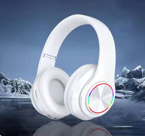 B39 Bluetooth 5.0 Headphone Wireless Colorful Light TF Card Stereo Headset with Mic Folding Subwoofer Headset Earphones Fast delivery within 1-5 days