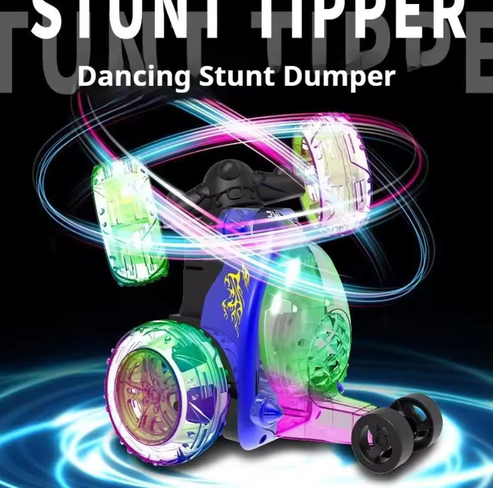 Local fast delivery Rechargeable lighting Big toy car music remote control toy car rolling stunt car remote control off-road  car drifting racing car 360  toy Car