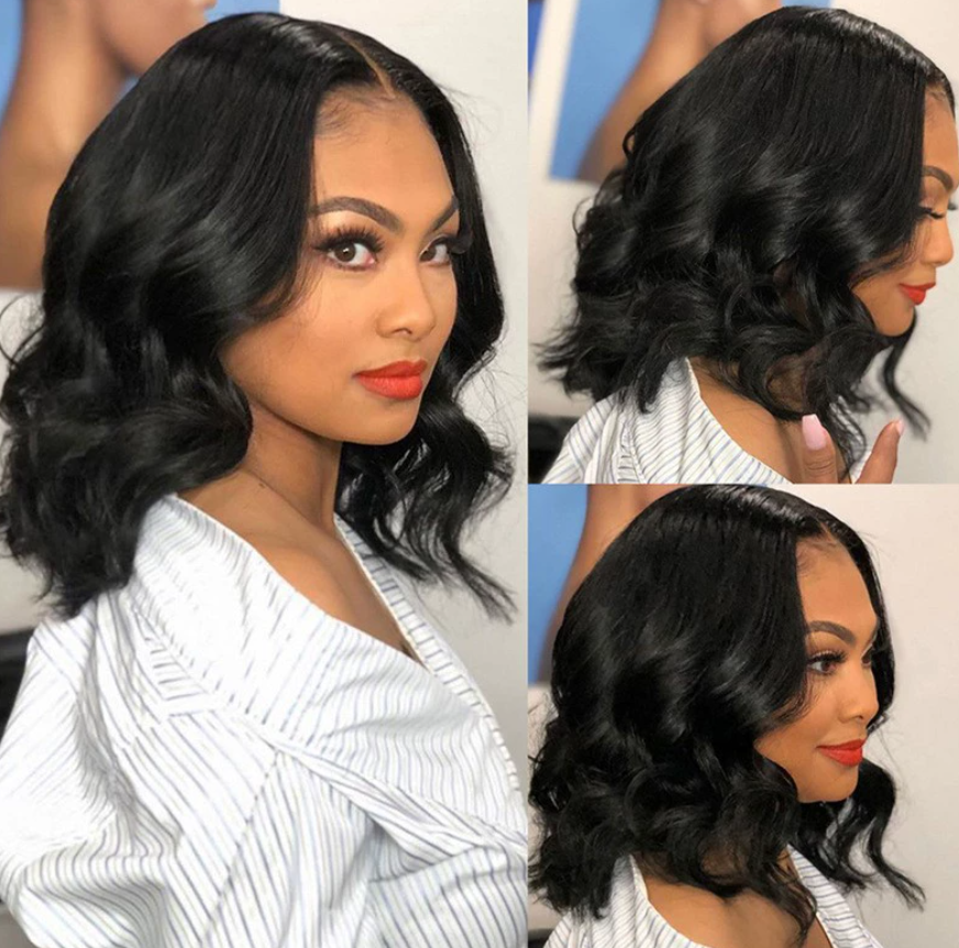 Local fast delivery Women Wigs Curly Short Black Girl Hair Ladies Wig