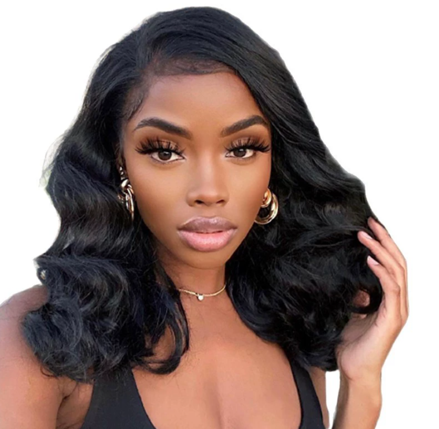 Local fast delivery Women Wigs Curly Short Black Girl Hair Ladies Wig