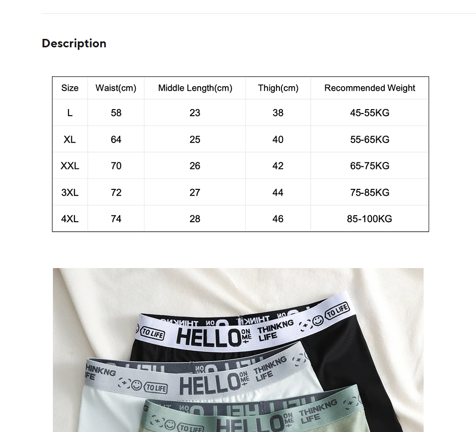 5 piece men's underwear breathable and comfortable Modal men shorts clothes boy shorts men clothes Men's Boxer Briefs Local fast delivery