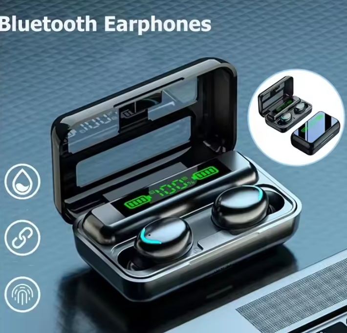 Local fast delivery Earphone Bluetooth Earphones Wireless Headphones Hifi Stereo Sports Earbuds Headset Hearing Aids With Mic Handfree Game