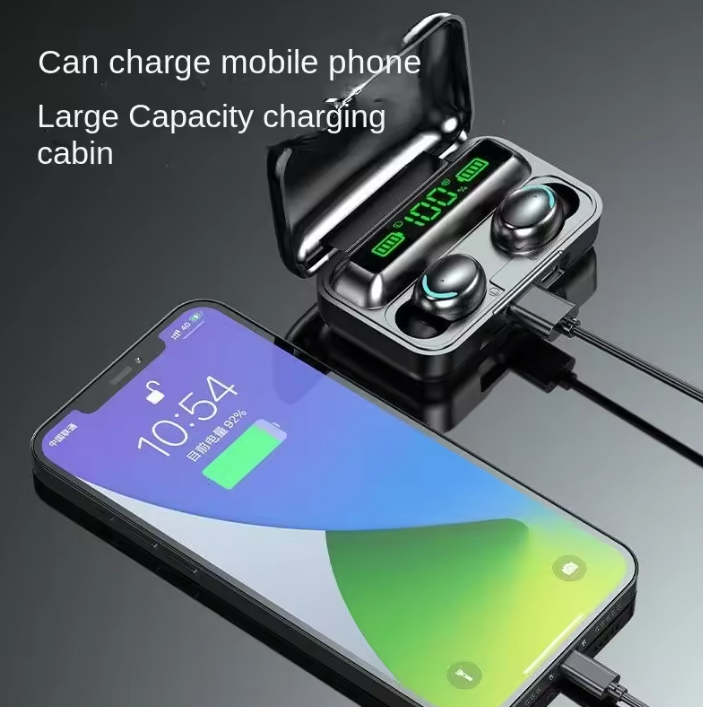 Local fast delivery Earphone Bluetooth Earphones Wireless Headphones Hifi Stereo Sports Earbuds Headset Hearing Aids With Mic Handfree Game