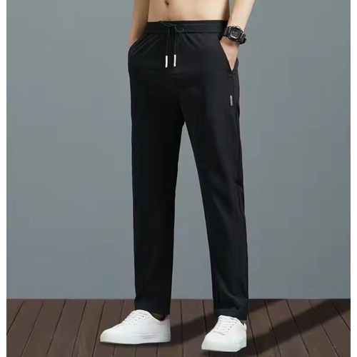 2pc Men pant Fast Dry Stretch Pants Ice Cool Breathable Pants boy Trousers Running Jogger Drawstring Sweatpants With Pockets Slack Pants For Men clothes Local fast delivery