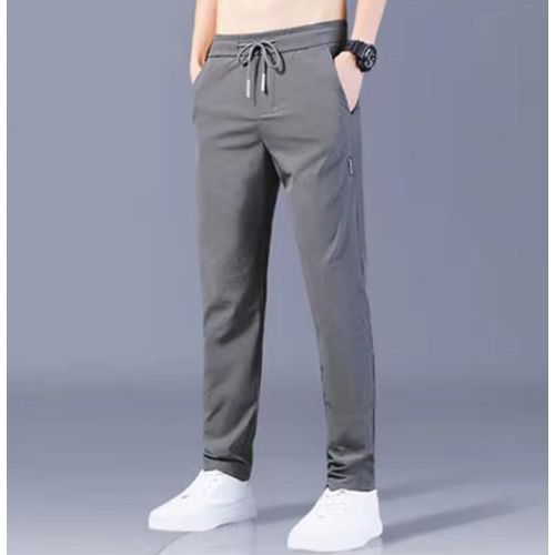2pc Men pant Fast Dry Stretch Pants Ice Cool Breathable Pants boy Trousers Running Jogger Drawstring Sweatpants With Pockets Slack Pants For Men clothes Local fast delivery