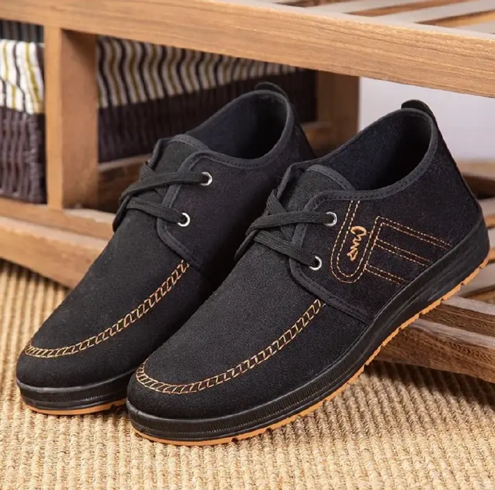 Men Casual Shoes Breathable Loafers Sneakers New Fashion Comfortable Flat Handmade Retro Leisure Loafers Boy Shoes Men Shoes Local fast delivery