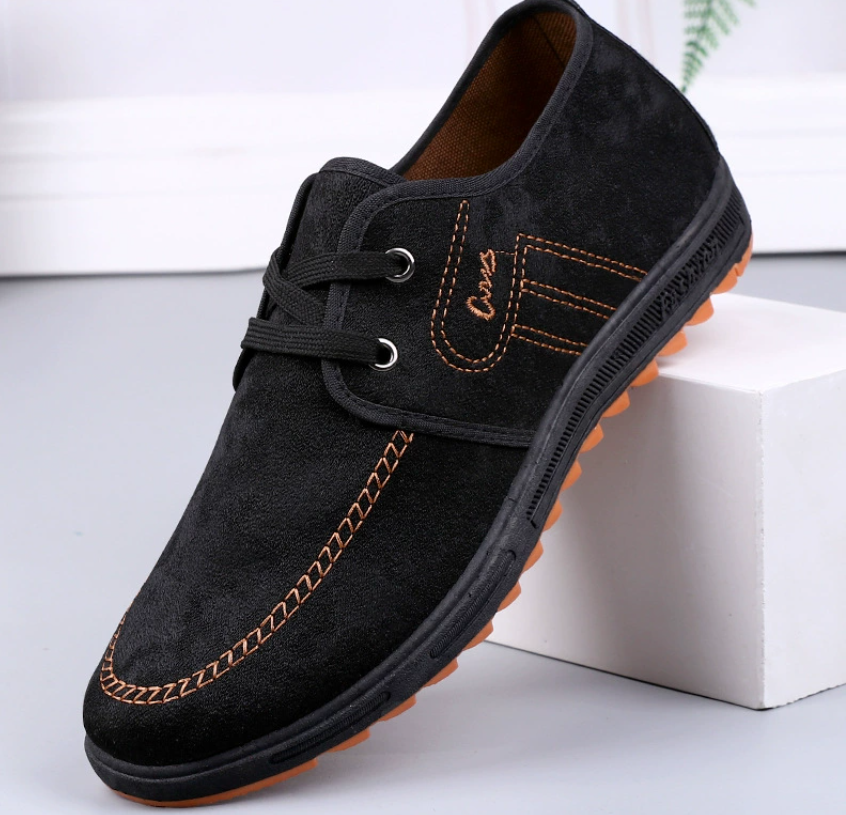 Men Casual Shoes Breathable Loafers Sneakers New Fashion Comfortable Flat Handmade Retro Leisure Loafers Boy Shoes Men Shoes Local fast delivery