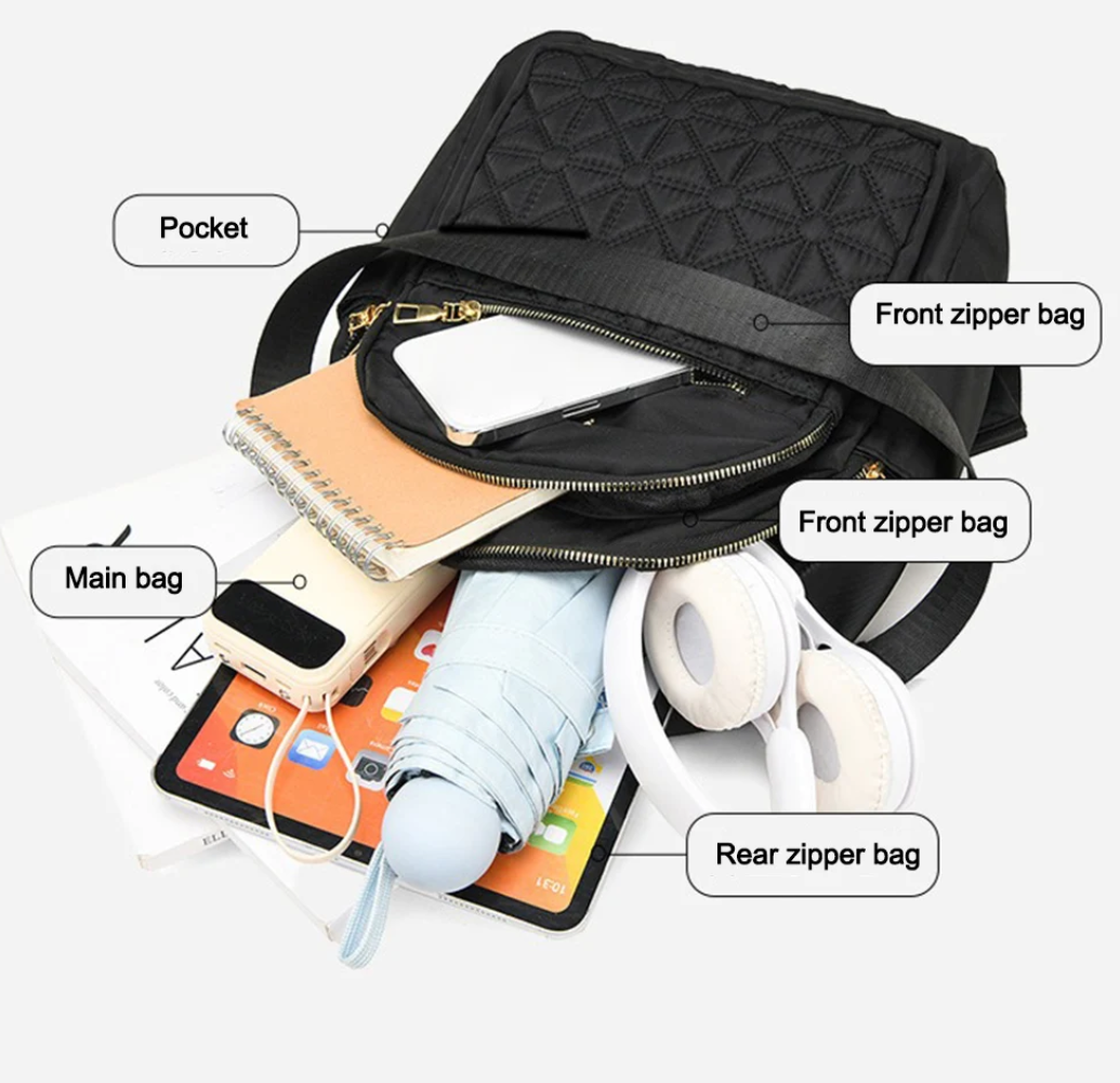 Fashion women Backpack Ladies Handbag Flat Bottom girl Bookbags school Fashion Backpacks traveling bag Local fast delivery