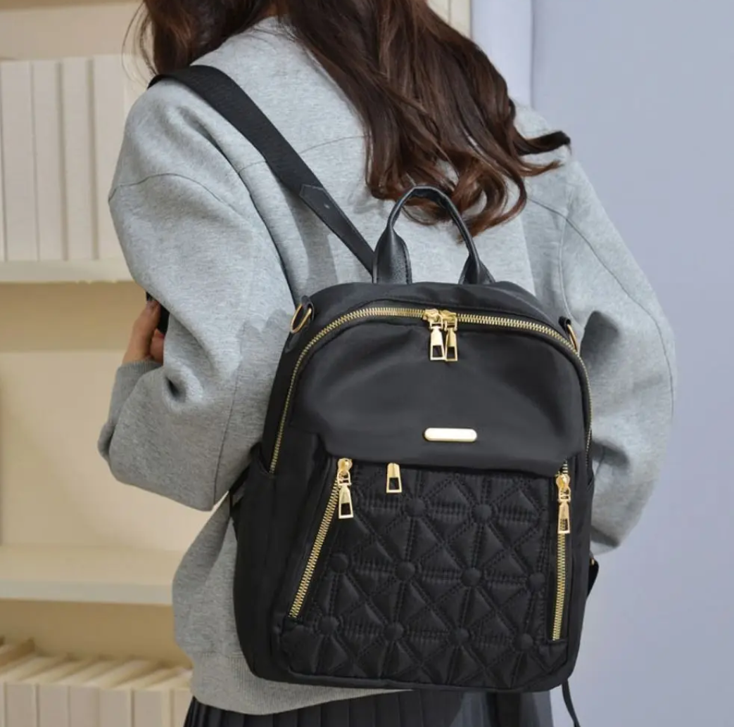 Fashion women Backpack Ladies Handbag Flat Bottom girl Bookbags school Fashion Backpacks traveling bag Local fast delivery