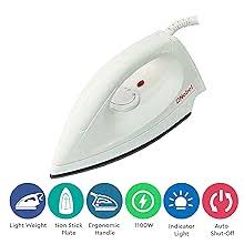 Ramtons Original Dry Iron Box – Lightweight Design | Non-Stick Soleplate | Adjustable Temperature Control | Durable Build for Perfect Creases | Reliable Performance for Everyday  Ironing