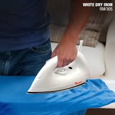 Ramtons Original Dry Iron Box – Lightweight Design | Non-Stick Soleplate | Adjustable Temperature Control | Durable Build for Perfect Creases | Reliable Performance for Everyday  Ironing