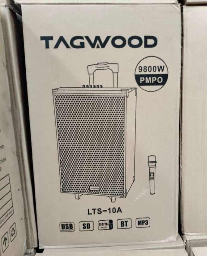 Tagwood LTS‑10A 10″ Rechargeable Portable Speaker